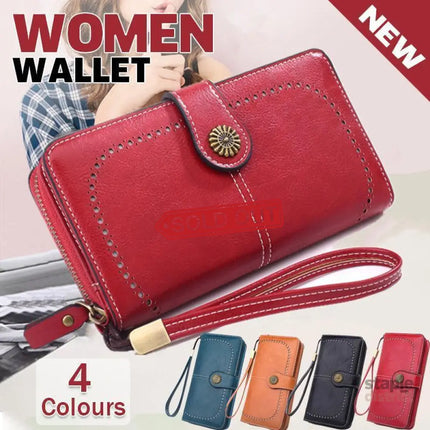Women Wallets Purse Organizer Pouch Bag Credit Card Cash Holder Case Handbag Au - Brown - Fashion > Women’s Fashion >