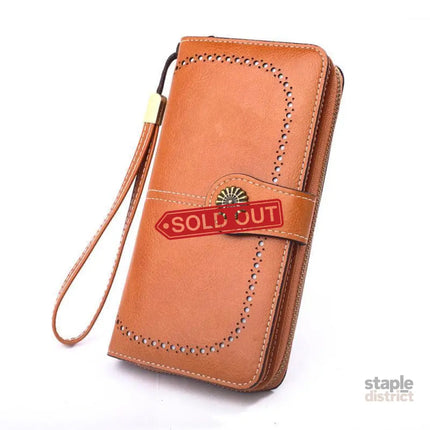 Women Wallets Purse Organizer Pouch Bag Credit Card Cash Holder Case Handbag Au - Brown - Fashion > Women’s Fashion >