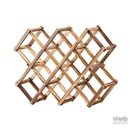 Wooden Wine Rack Display Shelf Stand for Home Bar Storage Wine Bottle Holder - Furniture > Dining > Wine Racks