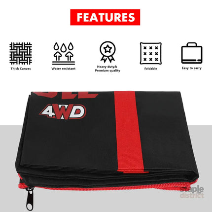 X-BULL Recovery tracks Carry Bag 4x4 Extraction Tred Bag Black - Auto Accessories > 4WD & Recovery > 4WD Recovery Tools