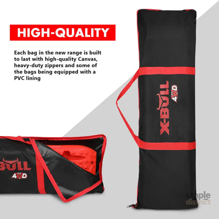 X-BULL Recovery tracks Carry Bag 4x4 Extraction Tred Bag Black - Auto Accessories > 4WD & Recovery > 4WD Recovery Tools