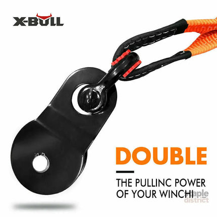 X-BULL Winch Recovery Kit 11PCS 4WD 4x4 Pack Off Road Snatch Strap Essential - Auto Accessories > 4WD & Recovery > 4WD