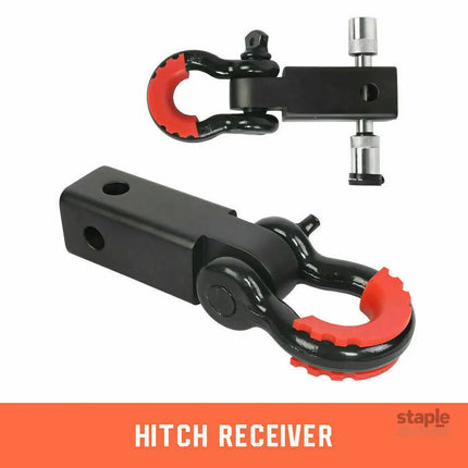 X-BULL Winch Recovery Kit 11PCS 4WD 4x4 Pack Off Road Snatch Strap Essential - Auto Accessories > 4WD & Recovery > 4WD