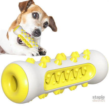 Yellow Dog Toothbrush Toy-1962324913650012160