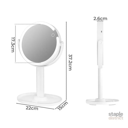 Yezi 10x Magnifying Makeup Mirror with LED Light-2006733389893341186