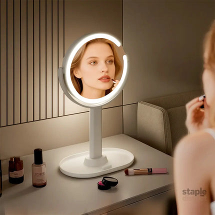 Yezi 10x Magnifying Makeup Mirror with LED Light-2006733389893341190