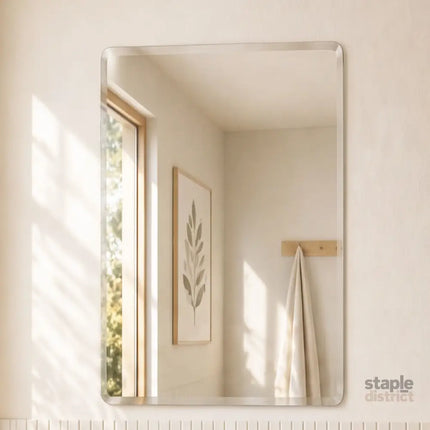 Yezi Wall Vanity Mirror Decorative Bathroom HD Glass Anti-explosion Frameless-2050059009041502215