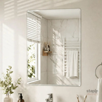 Yezi Wall Vanity Mirror Decorative Bathroom HD Glass Anti-explosion Frameless-2050059009041502214