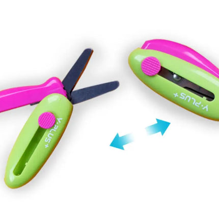 YPlus Cuckoo Spring-Action pocket Scissors-2018816603277365252