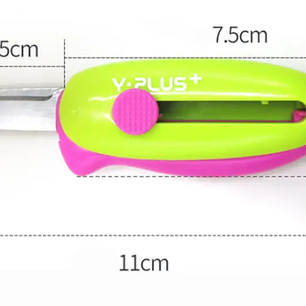 YPlus Cuckoo Spring-Action pocket Scissors-2018816603277365253