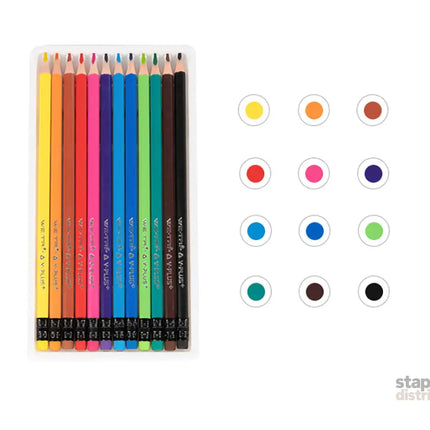 Yplus Erasable Color Pencil with Eraser-2006733425926606849