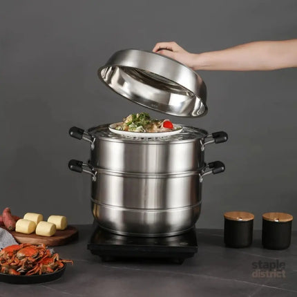 Zhang Xiao Quan 28cm 3-Tier Steamer - Appliances > Kitchen Appliances > Rice Cookers & Steamers