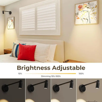 Zoomable Picture Light for Wall Battery Operated Art Light for Paintings CCT Dimmable Spotlight for Wall Art Wall Light